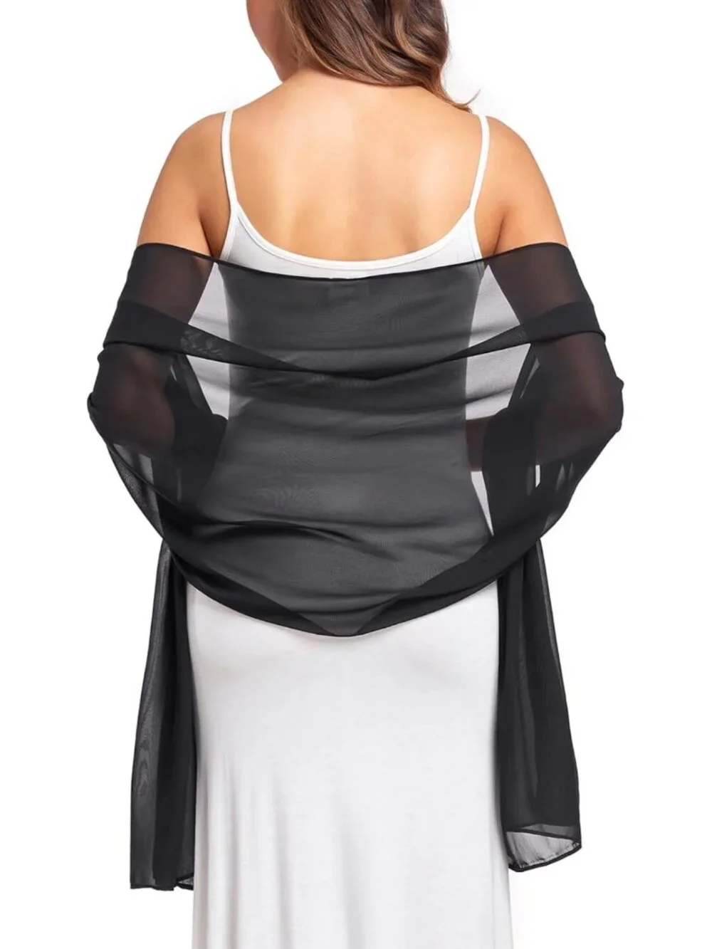 Elegant Soft Chiffon Scarves & Wraps for Weddings, Evening Dresses & Bridal Wear